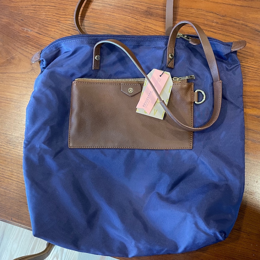Boulevard Callie Long Tote Indigo